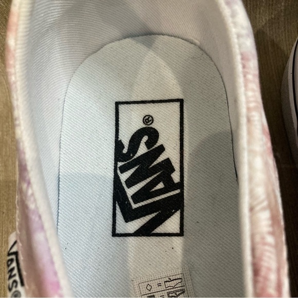 VANS OFF THE WALL Sz 9 Asher Heart Pastel Tie Dye Slip On Shoes NEW WITH  TAG - Picture 4 of 9